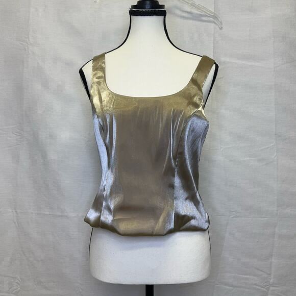 J.R. Nites Petites by Caliendo 2-Piece Metallic Blazer and Shell Top Set - Picture 6 of 11